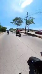 Camión que transporta valores atropella a motociclista en sps