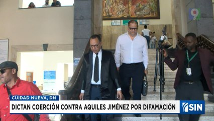 Imponen garantía económica contra Aquiles Jiménez por difamación | Emisión Estelar SIN con Alicia Ortega
