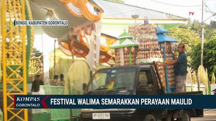 Ratusan Tolangga Ramaikan Festival Walima, Semarakkan Perayaan Maulid Nabi di Gorontalo