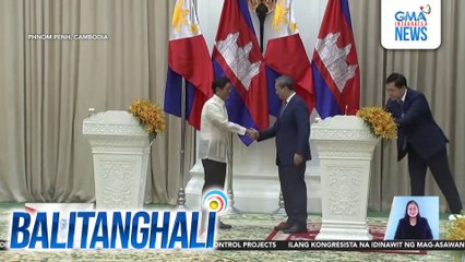 3 kasunduan sa edukasyon, air services, at pagsugpo sa transnational crimes, pinirmahan ng Pilipinas at Cambodia | Balitanghali
