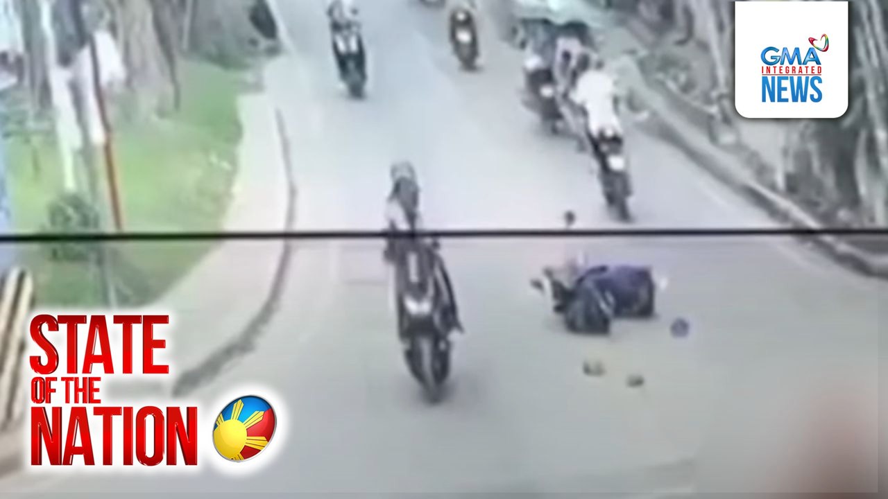 Nakainom na rider, sumemplang nang subukang mag-beat the red light | SONA