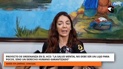 Desde el HCD impulsan una ordenanza para el cuidado de la salud mental