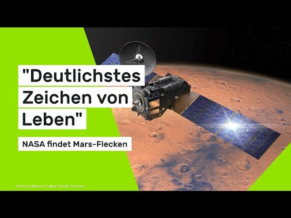 'Deutlichstes Zeichen von Leben' - NASA findet Mars-Flecken