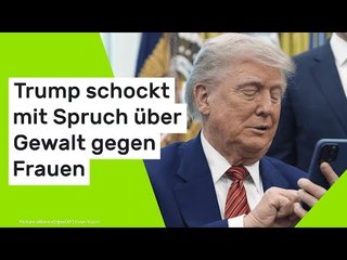 Donald Trump: Nur "kleiner Streit"? Trump schockt mit Spruch über Gewalt gegen Frauen