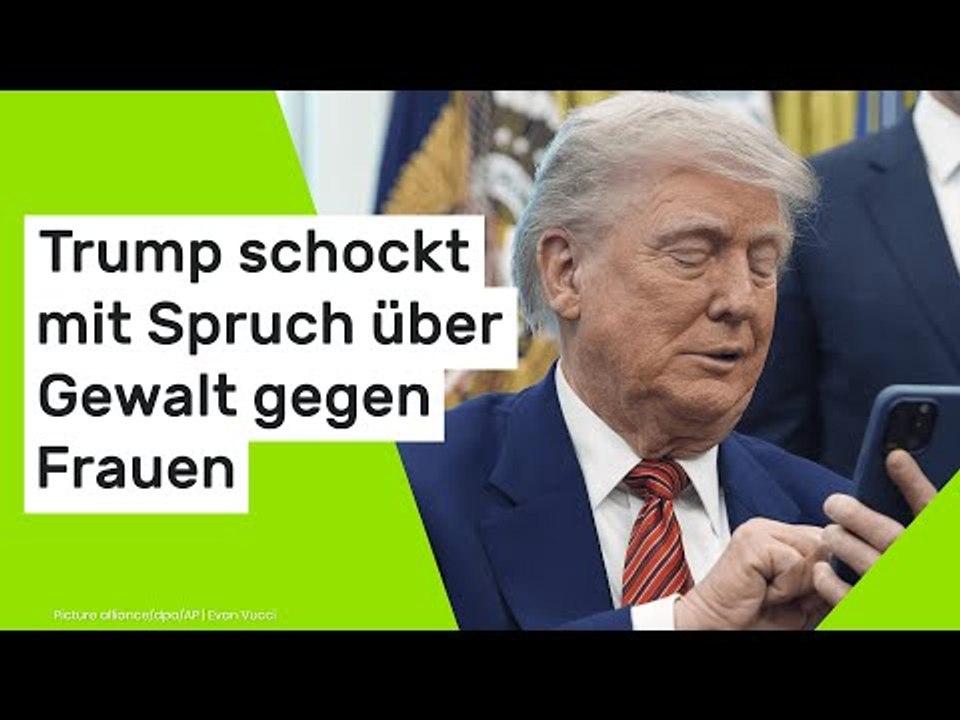 Donald Trump: Nur 'kleiner Streit'? Trump schockt mit Spruch über Gewalt gegen Frauen