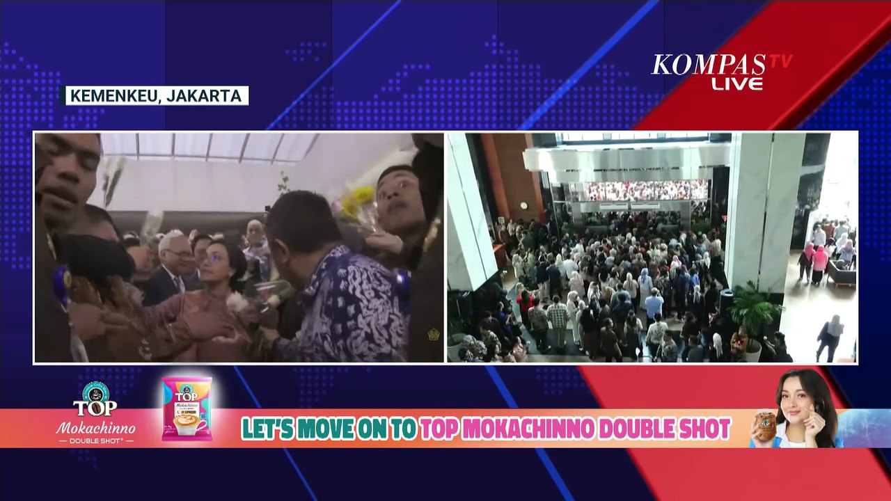 Suasana Usai Sertijab Menkeu Sri Mulyani ke Purbaya Yudhi Sadewa di Kantor Kemenkeu | KOMPAS SIANG