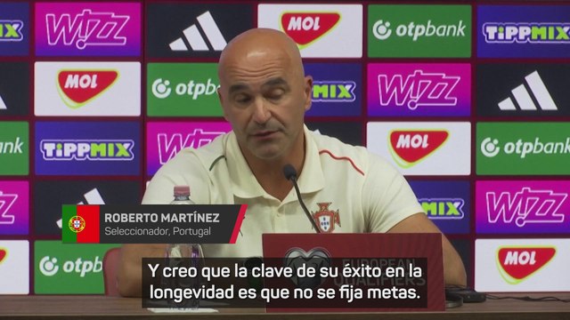 Roberto Martínez, sobre Cristiano Ronaldo: Tiene hambre de ser el mejor