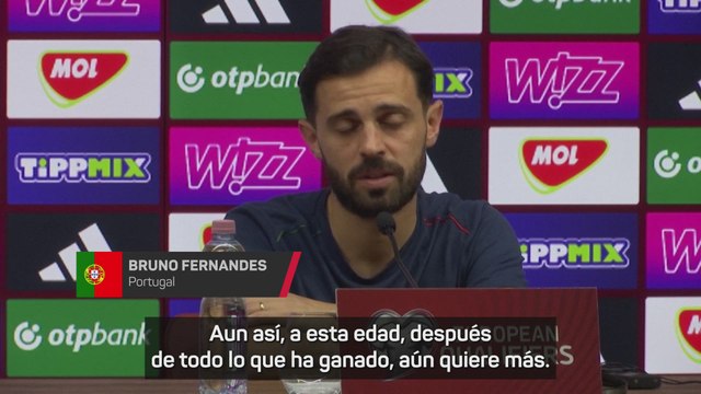 Bruno Fernandes, sobre Cristiano: Ganar el Mundial sería el final perfecto para su carrera