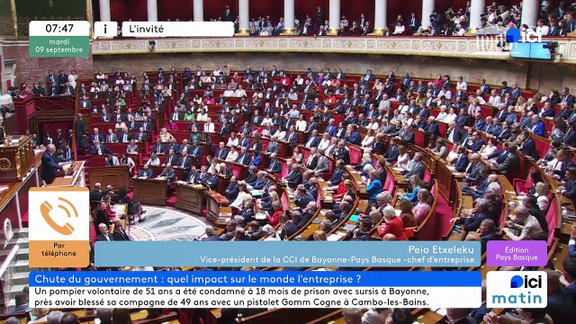 Peio Etxeleku, vice-président de la CCI Bayonne-Pays Basque