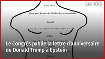 Le Congrès publie la lettre d’anniversaire de Donald Trump à Epstein