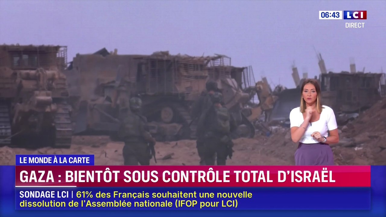 Solenn Riou - LCI du 09/09/2025 - Israël intensifie ses frappes sur Gaza et Donald Trump propose un accord 💥