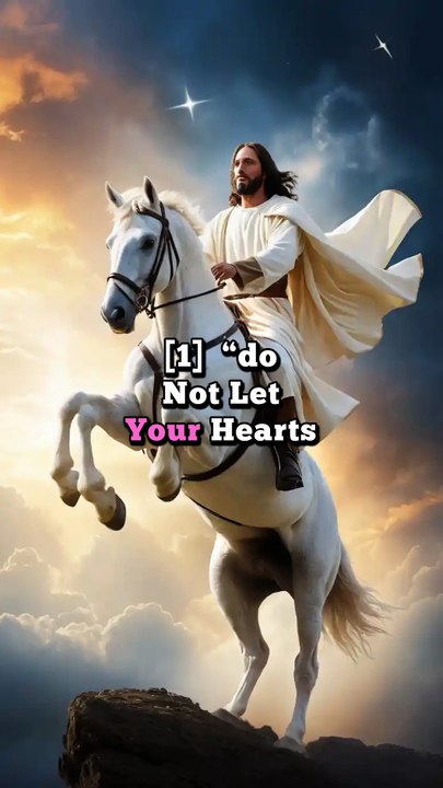 [1]  “Do not let your hearts be troubled. You believe in God ; believe also in me.  John 14:1 NIV