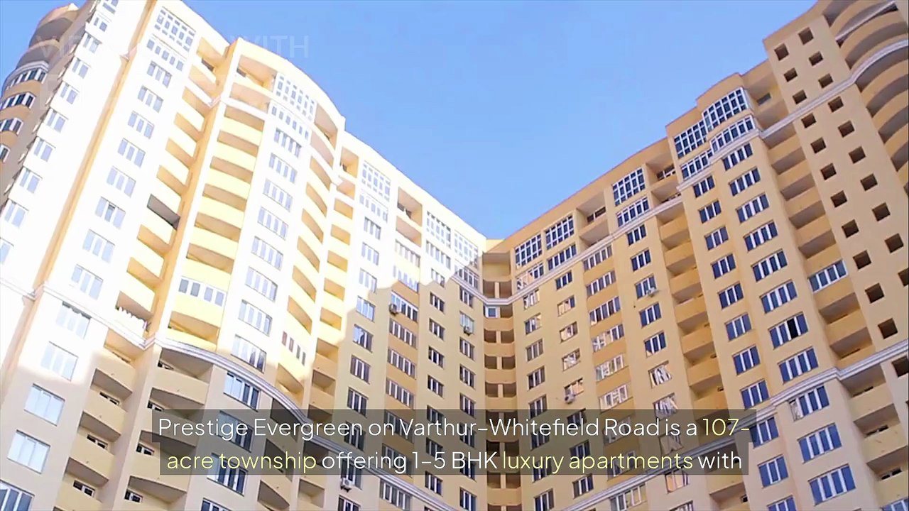 Prestige Evergreen Bangalore – New Launch Township by Prestige Group