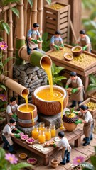 tiny worker made honey #tinyworker #honey