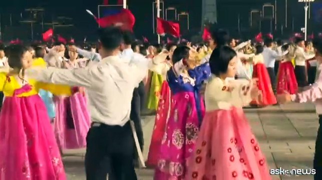 Festa a Pyongyang per i 77 anni dalla fondazione della Corea del Nord