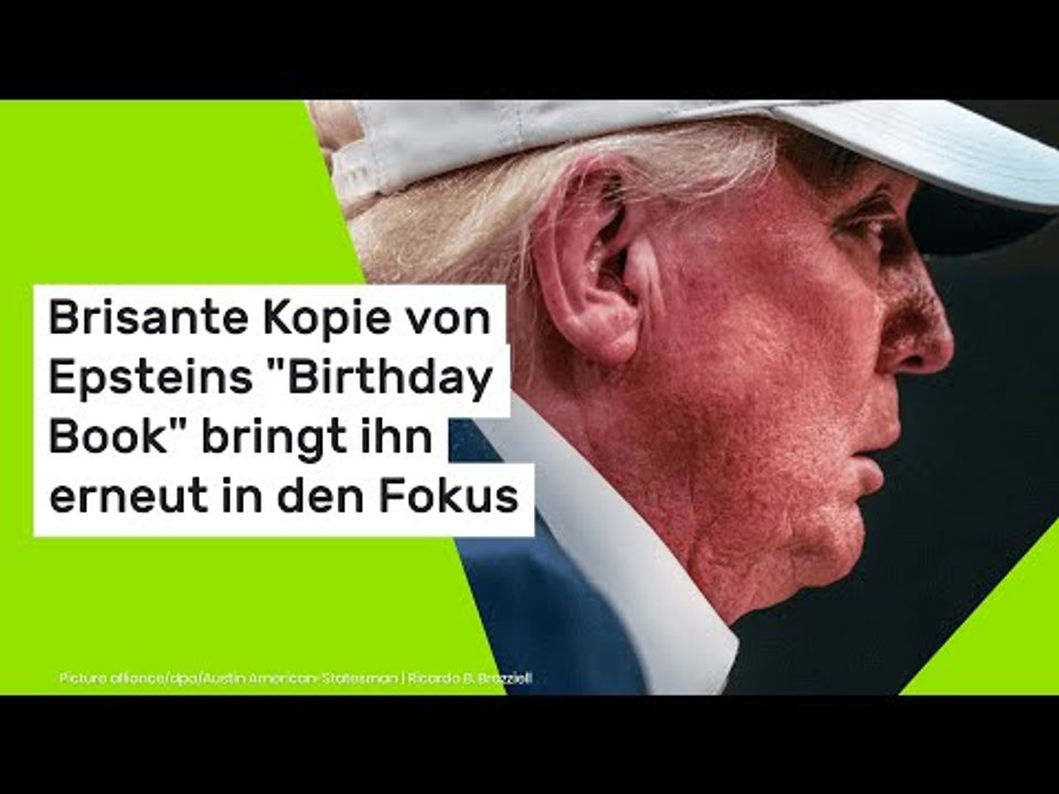 Donald Trump: Brisante Kopie von Epsteins 'Birthday Book' bringt ihn erneut in den Fokus