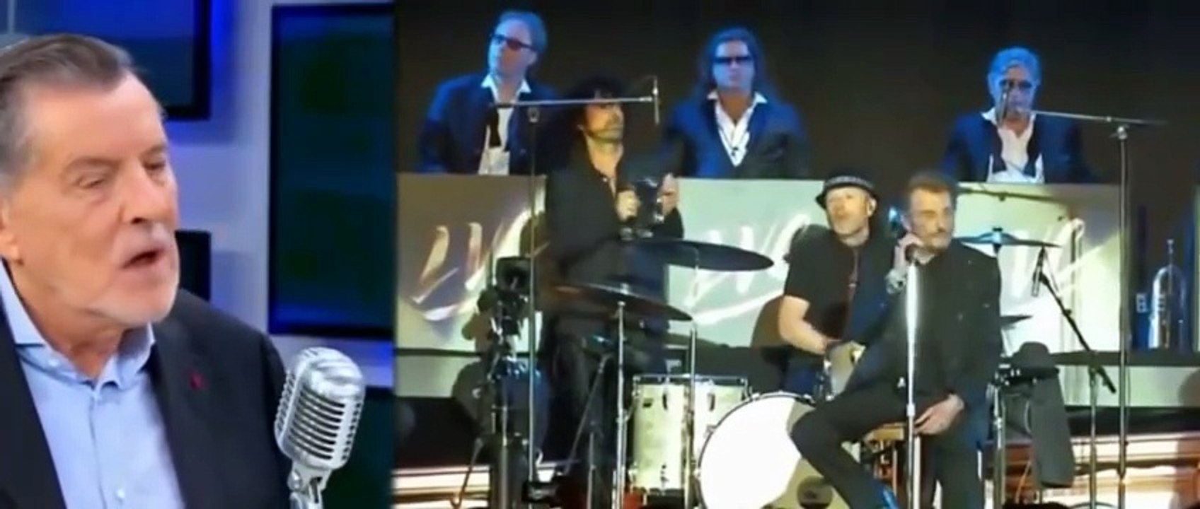 Johnny Hallyday – Hommage après sa disparition | Bourdin Direct BFMTV (07/12/2017) – Michel Drucker & Jean-Claude Camus