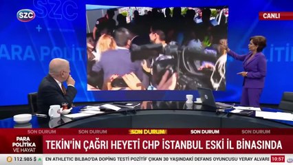 CHP İstanbul eski İl binası önünde gerginlik