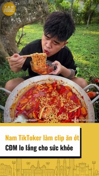 Nam tiktoker toàn mukbang ớt khiến CĐM lo lắng cho sức khỏe