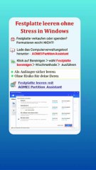 👉 Festplatte leeren in Windows 10: So geht’s sicher & dauerhaft!