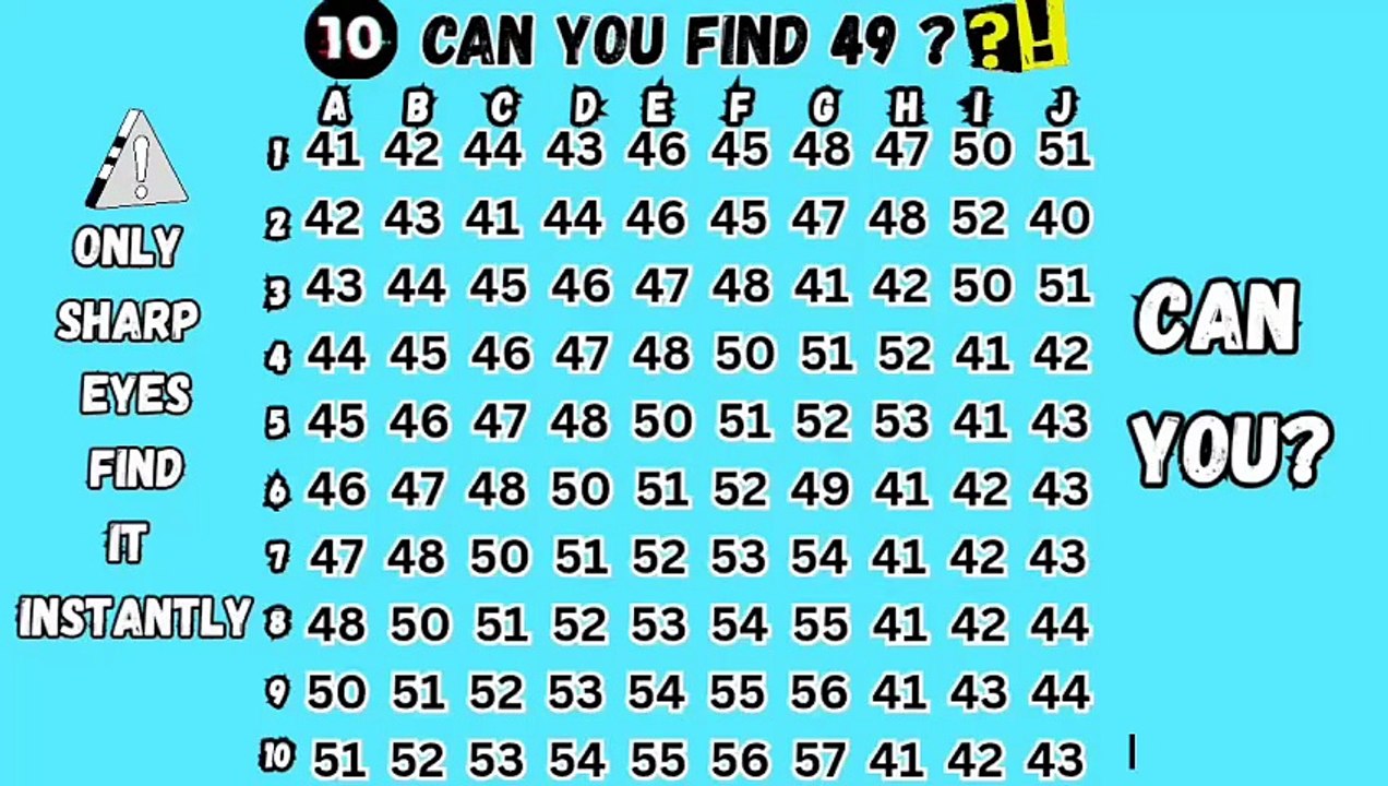 Can you find 49 ? 🔎