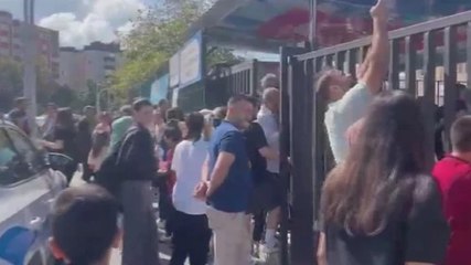 Başakşehir’de okulda yangın paniği
