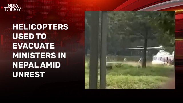 Video: Nepal ministers, VIPs being evacuated via choppers as protests escalate