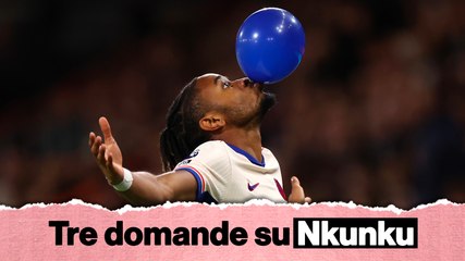 Perché quando segna Nkunku esulta gonfiando un palloncino?