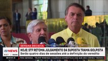 STF retoma julgamento de Bolsonaro e aliados sobre suposta trama golpista