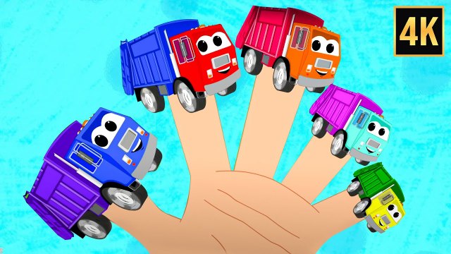Finger Family Song with Garbage Truck - Fun Learning & Educational Cartoon
