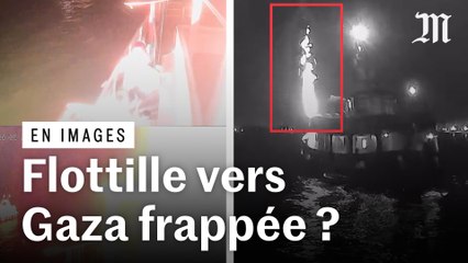 La flottille pour Gaza affirme que l’un de ses bateaux a été frappé par un drone