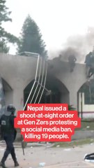 19 killed in Nepal after protesting social media ban.