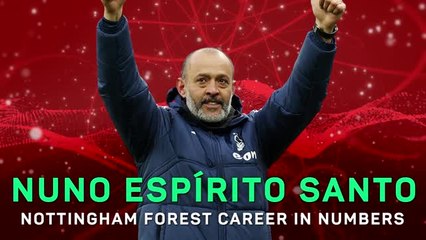 Nuno Espirito Santo – Nottingham Forest Career in Numbers