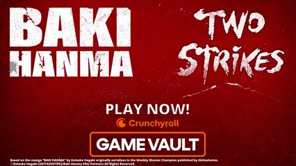 Two Strikes Official Baki The Grappler Hanma Character Reveal Trailer