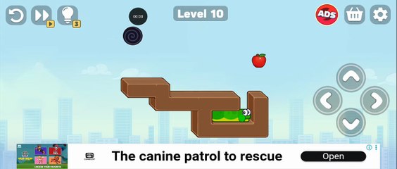 Snake Puzzle Slither To Eat Level 10