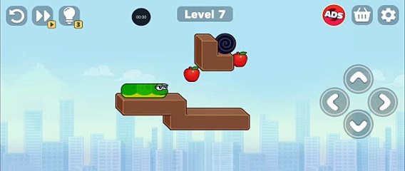 Snake Puzzle Slither To Eat Level 7