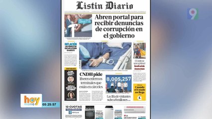 Titulares prensa dominicana martes 09 de septiembre 2025 | Hoy Mismo