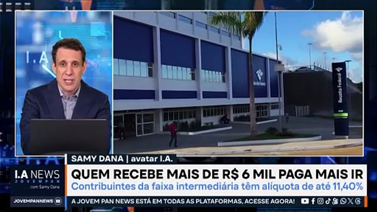 Samy Dana: Quem recebe mais de R$6 mil paga mais IR que milionários | IA NEWS