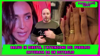 Balivo in diretta, l’attenzione del pubblico catturata da un dettaglio