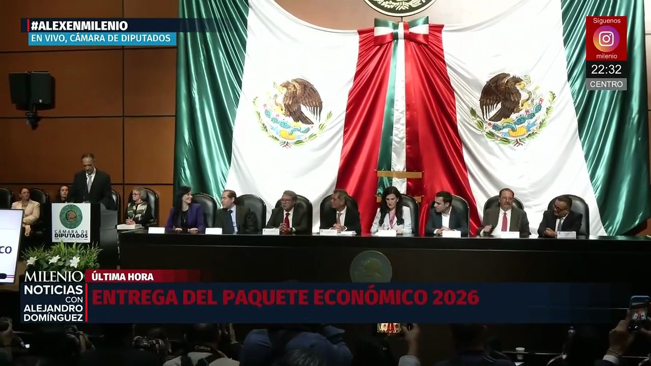 Inicia entrega del paquete económico 2026 en la Cámara de Diputados ...