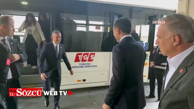 Özel, İstanbul'a geldi Özgür Çelik karşıladı