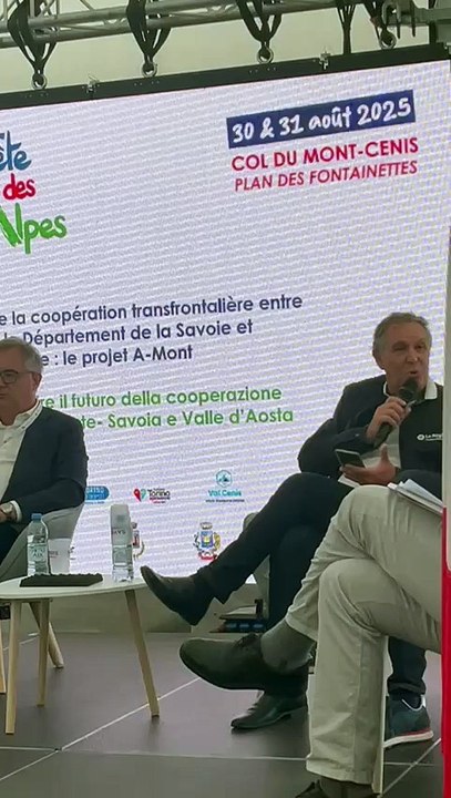 Intervention de Éric Sandraz, Conseiller régional Auvergne-Rhône-Alpes, représentant le Président Fabrice Pannekoucke, à la Fête des Alpes 2025