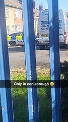 Police cordon in place at Athelstane Road in Conisbrough