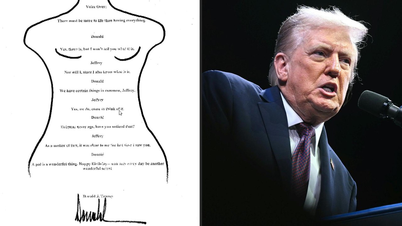 Mutmaßlicher Trump-Brief an Epstein von Demokraten veröffentlicht