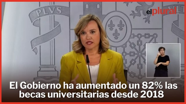El Gobierno ha aumentado un 82% el presupuesto para becas universitarias desde 2018