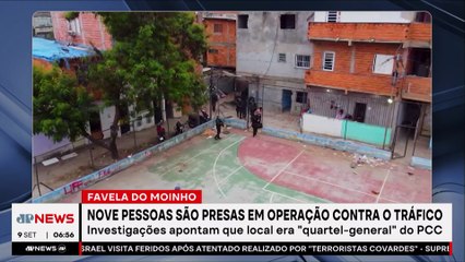 Operação na Favela do Moinho: Nove pessoas são presas em ação