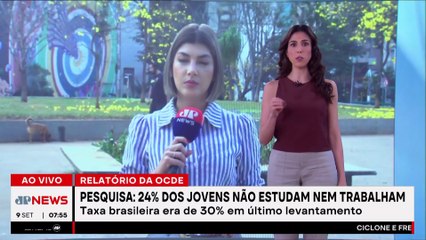 OCDE: 24% dos jovens no Brasil nem estudam nem trabalham