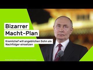 Wladimir Putin: Bizarrer Macht-Plan - Kremlchef will angeblichen Sohn als Nachfolger einsetzen