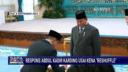 Keterangan Eks Menteri P2MI Abdul Kadir Karding Usai Reshuffle Kabinet | SAPA MALAM