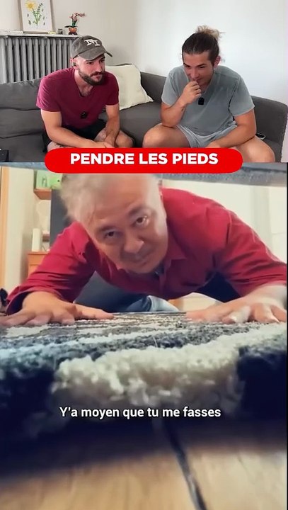 TU LAISSE PENDRE TES PIEDS TOI ??